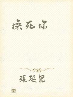 操死你封面