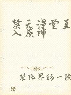 禁天漫堂直接进入原神