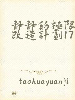 静静的极限自我改造计划17