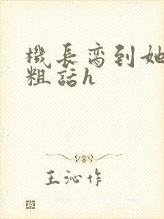 机长脔到她哭h粗话h