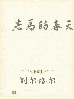 老马的春天敏静