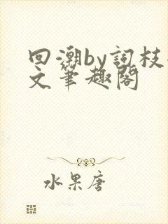 回潮by词枝全文笔趣阁封面