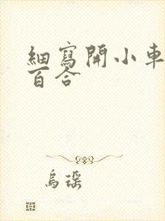 细写开小车车的百合