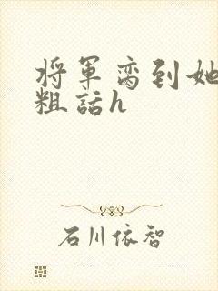 将军脔到她哭h粗话h