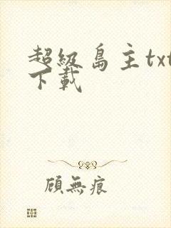 超级岛主txt下载封面