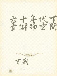 六十年代下乡知青储物空间