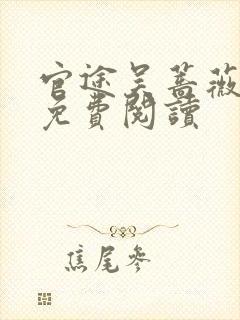 官途吴蔷薇全文免费阅读