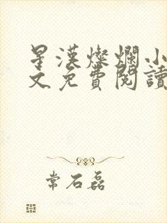 星汉灿烂小说全文免费阅读