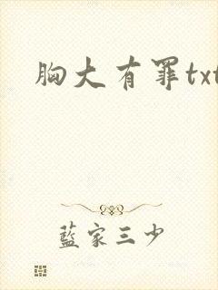 胸大有罪txt