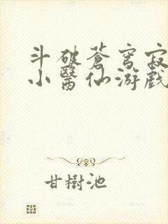 斗破苍穹寂寞的小医仙游戏世界