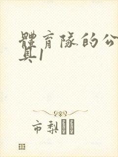 体育队的公用玩具1