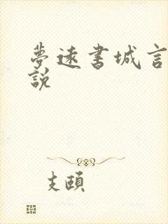 梦远书城言情小说封面