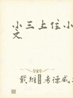 小三上位小说全文