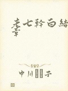 老七干白结33章封面