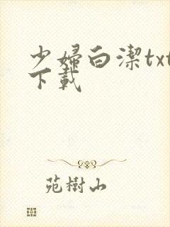 少妇白洁txt下载