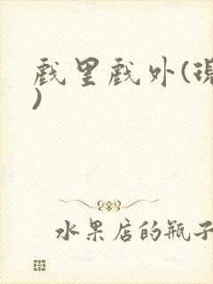 戏里戏外(现场)