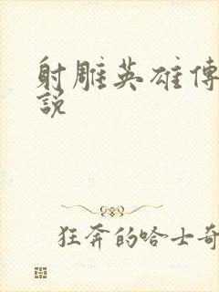 射雕英雄传 小说