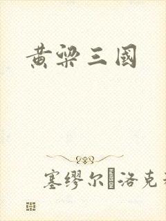 黄粱三国封面