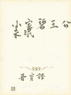 小家碧玉公主夜未眠封面