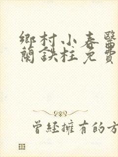 乡村小春医王淑兰铁柱免费阅读全文