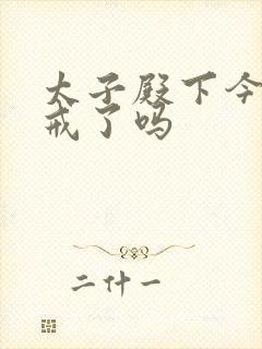 太子殿下今天破戒了吗