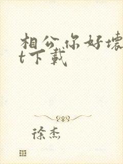 相公你好坏txt下载