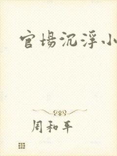 官场沉浮小说封面