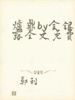 炉鼎by金银花露全文免费阅读笔趣阁