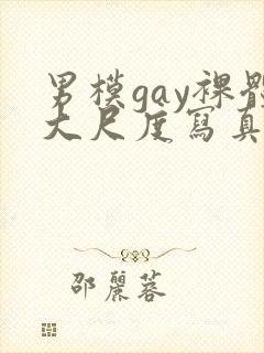 男模gay裸体大尺度写真