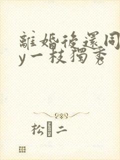 离婚后还同居by一枝独秀封面