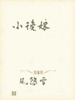 小后娘封面