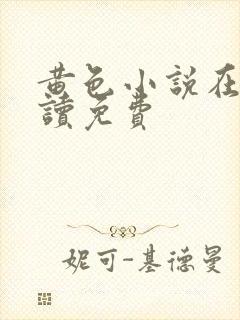 黄色小说在线阅读免费