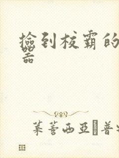 捡到校霸的遥控器