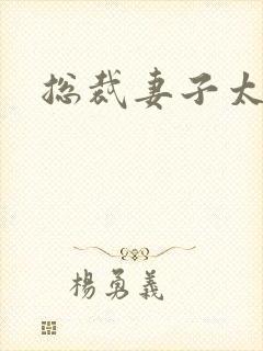 总裁妻子太诱人