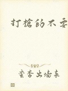 打枪的不要封面