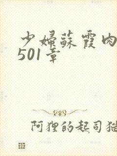 少妇苏霞肉欲第501章