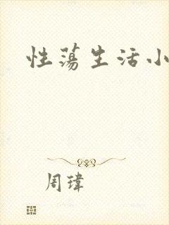 性荡生活小说封面
