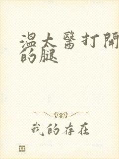 温太医打开眉庄的腿封面