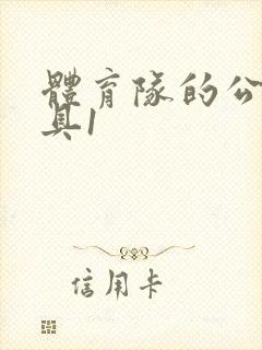 体育队的公用玩具1