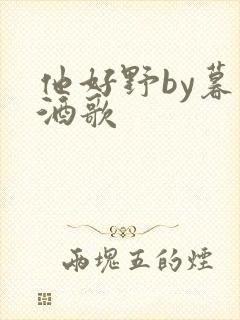 他好野by暮色酒歌