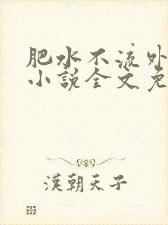肥水不流外人田小说全文免费阅读1