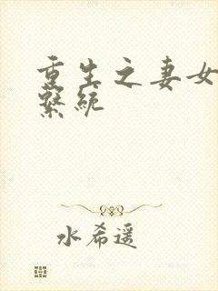 重生之妻女掠夺系统封面