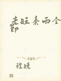 老旺秦雨全部章节