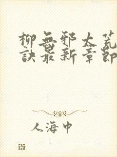 柳无邪太荒吞天诀最新章节