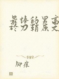 最棒的男高中生于刀鞘原文阅读封面