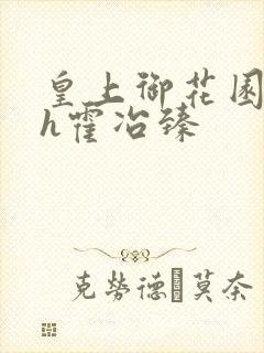 皇上御花园hlh霍冶臻封面