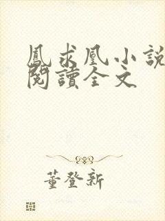 凤求凰小说免费阅读全文