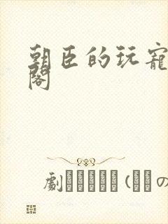 朝臣的玩宠笔趣阁封面