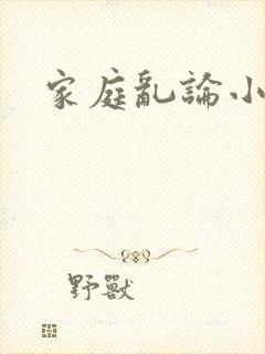 家庭乱论小说封面