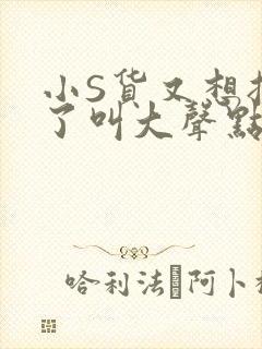 小S货又想挨C了叫大声点小